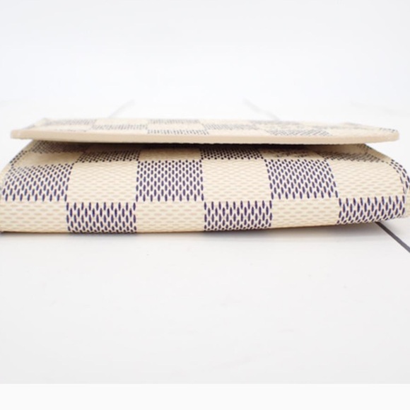 Authentic Louis Vuitton Damier Azur Flap Card Case - Picture 3 of 8